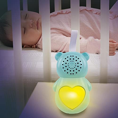 Ours en peluche bébé VTech bleu avec veilleuse musicale dodo