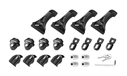 Inno In-Sdk Square Base Stays - 7.5 Inch (Set Of 4) (Black) #TOP5