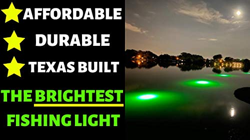 Green Blob Outdoors Underwater Fishing Lights, 12 Volt Battery Powered LED for Snook, Crappie, (Green, 15000) - Thumbnail 2