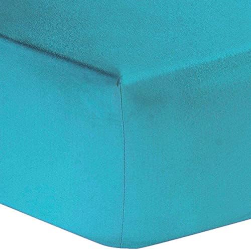 Extra Deep Fitted Sheets 16"/40CM Deep Bedsheets, Double - Teal