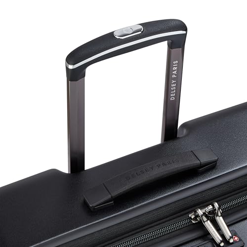 DELSEY PARIS Cadence, 24 Inch Checked Medium Hardside Luggage, Deep Black by DELSEY PARIS - Used condition - Image 6