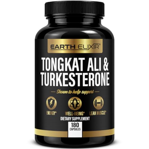 Earth Elixir Turkesterone & Tongkat Ali for Men – Natural