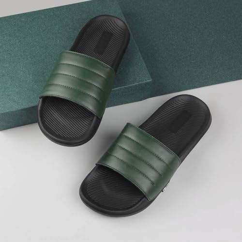 Image of Mochi Men Faux Leather Slide Chappal