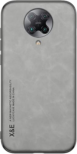 Kepuch Funda Silklike para Xiaomi Poco F2 Pro, Redmi K30 Pro - Gris, Magnético, Poliuretano + PC, Funda para teléfono