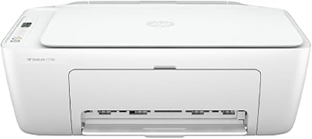 HP DeskJet 2734e Wireless Color All-in-One Printer with 3 Months Free Ink (26K72A), White