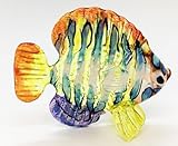 Zoo Craft Hand Blown Glass Figurine Angel Fish Handmade Miniature Animal Art