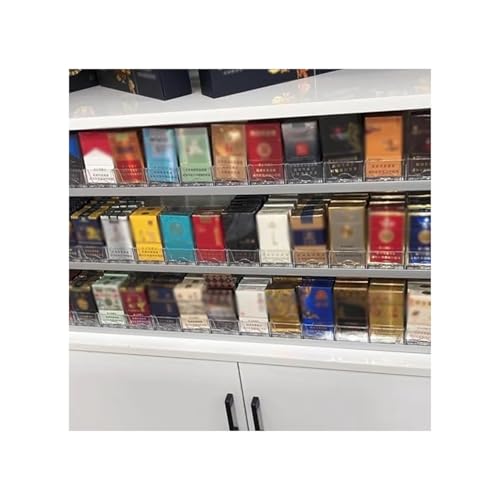Présentoir à cigarettes de supermarché avec poussoir automatique