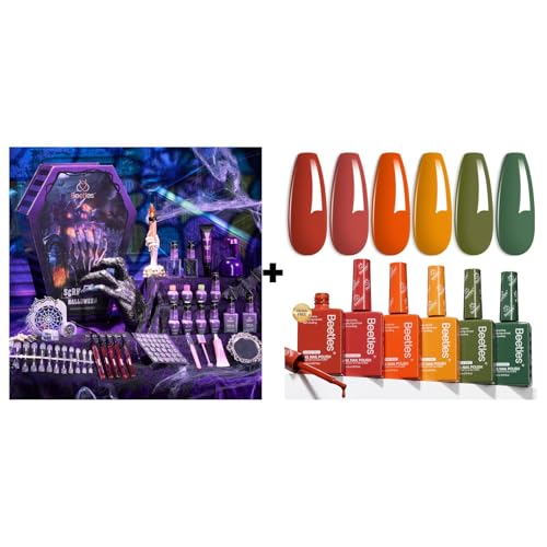 beetles Scream On Halloween Limited Box, Gel Polish Kit with