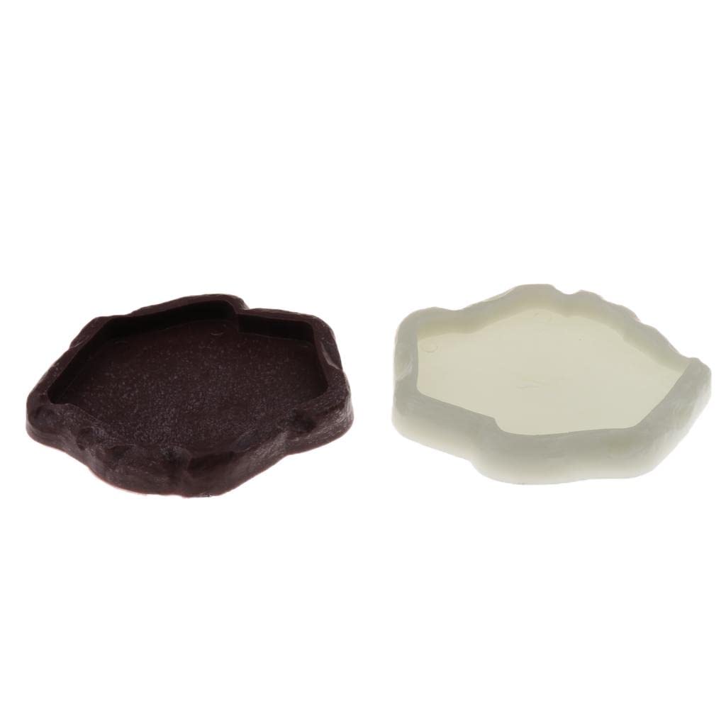 THE STYLE SUTRA Reptile Tortoise Gecko Feeding Bowl Food Water Resin Dish Bowl Brown S | | Reptile Supplies, 10 Cm, 6 Cm, 13 Cm (B0C4PR2N2Z) Amazon Price History, Amazon Price Tracker