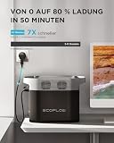 EcoFlow DELTA 2 Station électrique portable avec capacité évolutive de 1-3 kWh, batterie LFP, charge rapide, générateur solaire pour alimentation de secours domestique, balcon, camping et camping-cars - 4