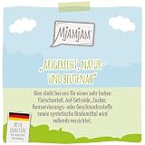 MjAMjAM - Premium Nassfutter für Katzen - lecker Box, 12er Pack (12 x 200 g), getreidefrei mit extra viel Fleisch