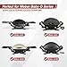 6559 Grillplatte für Weber Q200, Q220, Q240, Q260, Q2000, Q2200, Q2400 gasgrill, 38,9CM Griddle Gusplatte for Weber 6559 Natural Organic Porc CI Grillpfanne Grillrost Zubehör Ersatzteile