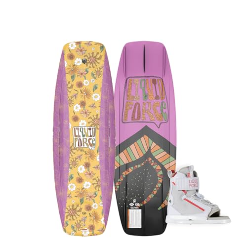 Liquid Force 2025 M.E. Future Series 115cm Wakeboard with Dream Size 12T-5Y Wakeboard Bindings Package