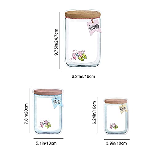 Enkrio 20 Pcs Reusable Mason Jar Zipper Bags Mason Jar Bag Refrigerator Organizer Stand-Up Airtight Seal Saver Bags Food Storage Sandwich Bags For Kitchen Snack (10Large 6Medium 4Small) #TOP3