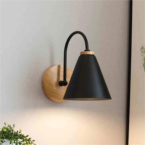 Aplique de pared nórdico blanco con diseño sólido moderno para iluminar tu dormitorio con estilo 5