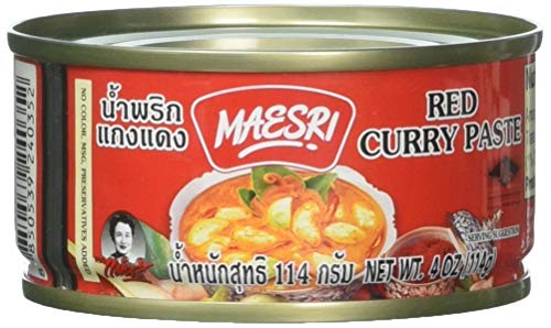 Maesri Thai Red Curry 2-Pack: 4 Oz Cans (8 Oz Total)