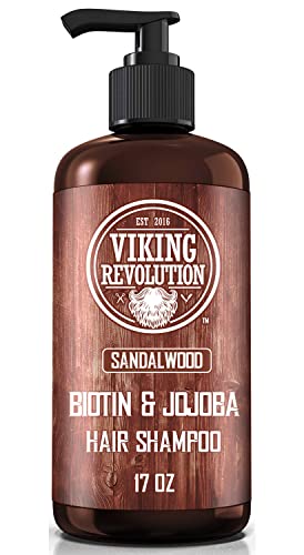 Viking Revolution - Zestaw szamponu i odżywki – 2 x 500 ml – nawilżający i wzmacniający szampon męski – szampon dla mężczyzn i odżywka do włosów z witaminą B5, biotyną i olejkiem jojoba – drzewo