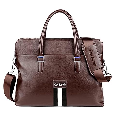 Sacoche Carr Kerwin en cuir marron Cover