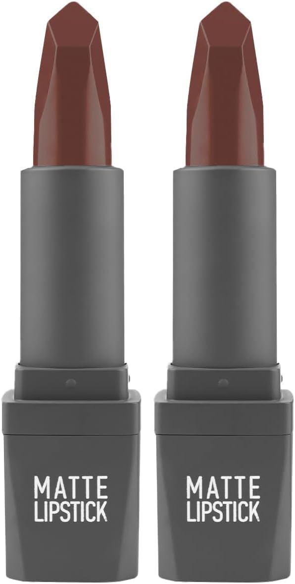 ALIX AVIEN Yoğun Renk Veren Uzun Süre Kalıcı Nemlendirici Kadifemsi Mat Ruj - Matte Lipstick 413 Dusty Plum (2 paketi)