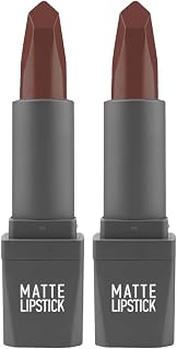 ALIX AVIEN Yoğun Renk Veren Uzun Süre Kalıcı Nemlendirici Kadifemsi Mat Ruj - Matte Lipstick 413 Dusty Plum (2 paketi)