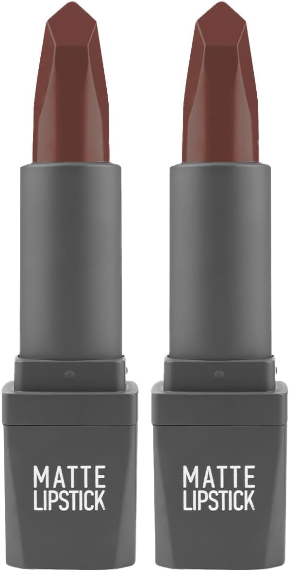 ALIX AVIEN Yoğun Renk Veren Uzun Süre Kalıcı Nemlendirici Kadifemsi Mat Ruj - Matte Lipstick 413 Dusty Plum (2 paketi)