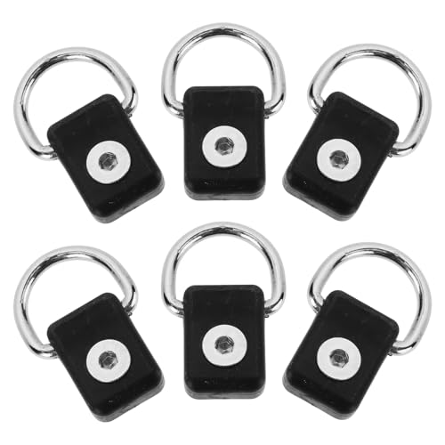 MAGICLULU 6 Piezas Anillos D para Cuerda Elástica Hebillas de Sujeción para Kayak y Canoa Accesorios de Reparación para Embarcaciones Inflables y Barcos de
