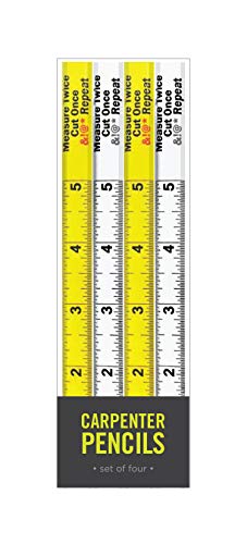 Snifty SPP4007 Novelty Pencils Set - Measure Twice Cut Once &@* Repeat - Fun Gift
