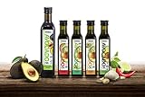 Avohass Extra Virgin Avocado Oil 5 Bottle Assortment