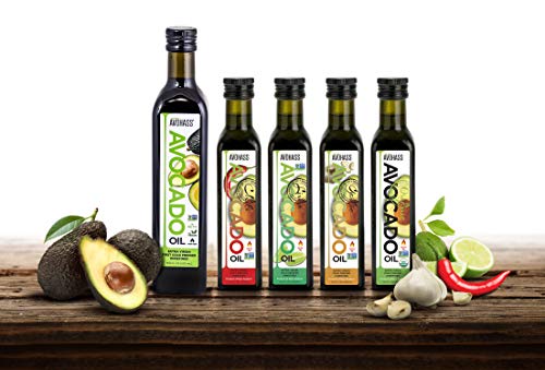 Avohass Extra Virgin Avocado Oil 5 Bottle Assortment #TOP13