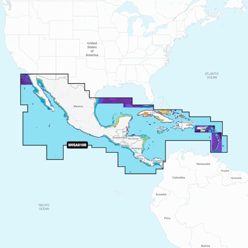 Garmin Navionics Vision+ Central America Caribbean Map [010-C1451-00]