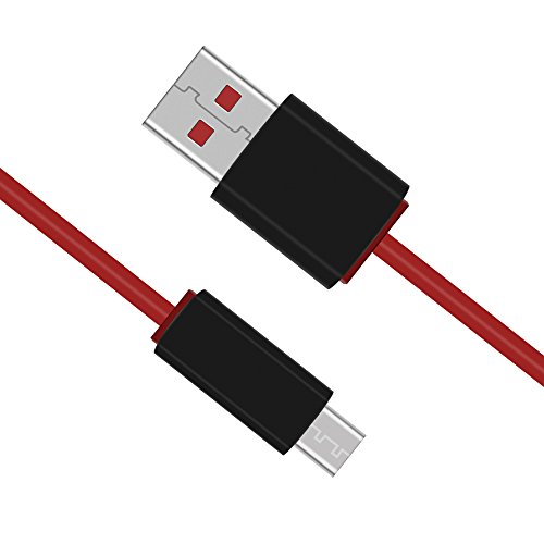 Replacement Usb Charging Charger Power Supply Cable Compatible With Beats By Dr.dre Powerbeats 2 Or 3 Solo Studio Wireless Headsets Earphones And Pill Speakers (Red/3Ft) #TOP29