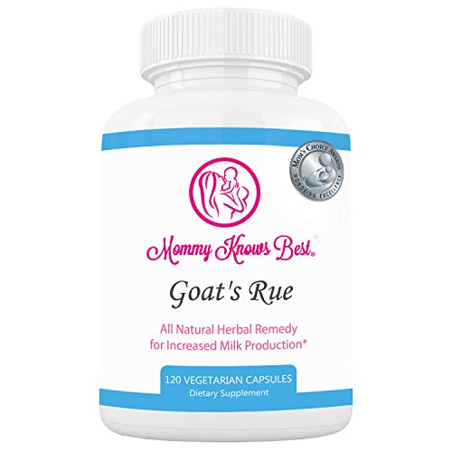 Goat's Rue Lactation Aid Support Supplement for Breastfeeding Mothers - 120 Vegetarian Capsules