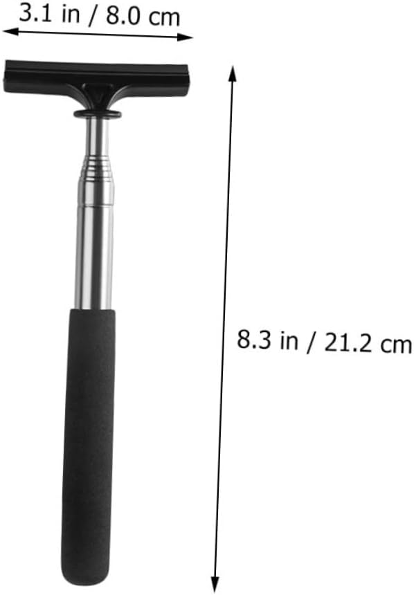 Mikinona Retractable Car Mirror Squeegee Cleaner Soft Bristle Brush for Rearview Mirror Windshield Cleaning Tool Car Window Squeegee