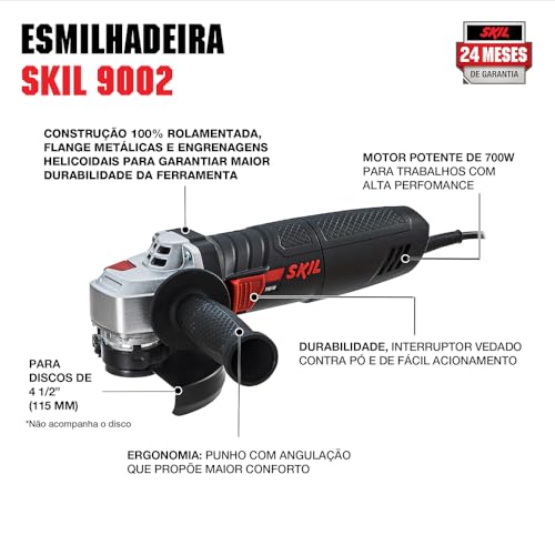 Esmerilhadeira Angular de 4 1/2