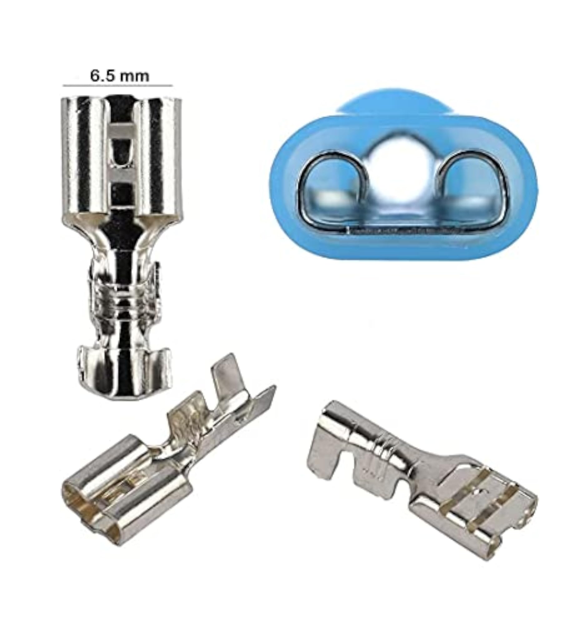 RO 250 pcs 6mm Electrical Wire Cable Thimble Lugs