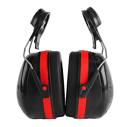 Fafeicy - 2Pcs Ear Muffs, Noise Protection, Angle Adjustable Telescopic Helmet Earmuff, Hard Hat Attachment - -10%