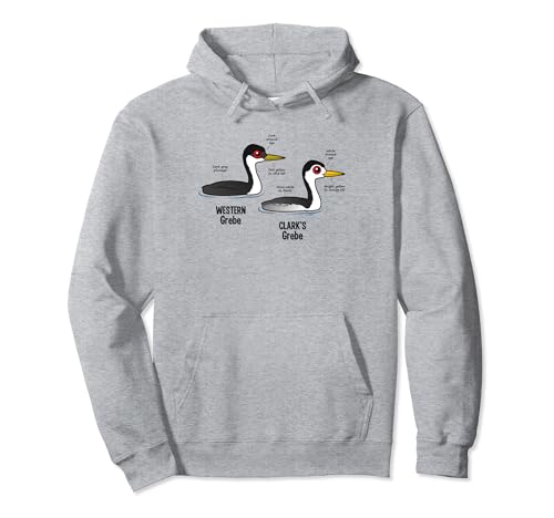 Grebe vs Grebe Cute Cartoon Birdorable Bird Design Pullover Hoodie