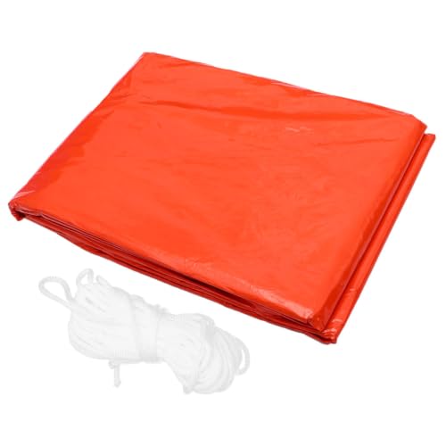 PE Emergency Tube Tent Compact Orange Shelter for Camping Backup