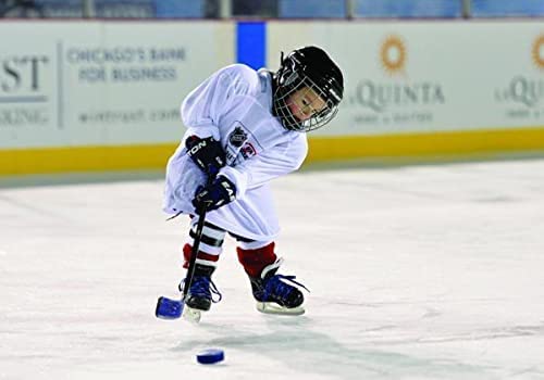 Tronx Blue Mite Ice Hockey Pucks | 6 Pack | Blue Mite Youth Official Ice Hockey Pucks 4 Ounces #TOP2