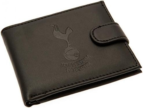 Tottenham Hotspur FC Official RFID Embossed Leather Wallet (One Size) (Black)