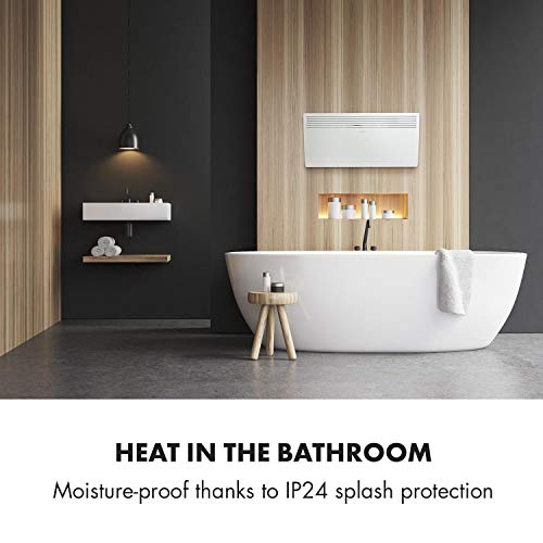 Klarstein Hot Spot Panel Heater – Electric Convection Heater, Free Standing Or Wall Mountable, Adjustable Thermostat, Weekly Timer, Remote Control, Led Digital Display, 1400 Watt #TOP2