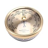 Dranvosk High Precision Barometer for Home Indoor Fishing | Dial Barometric Pressure Gauge,Accurate Weather Monitoring