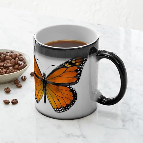Taza Mágica de Cerámica CafePress 11 oz Mariposa Monarca miniatura 6