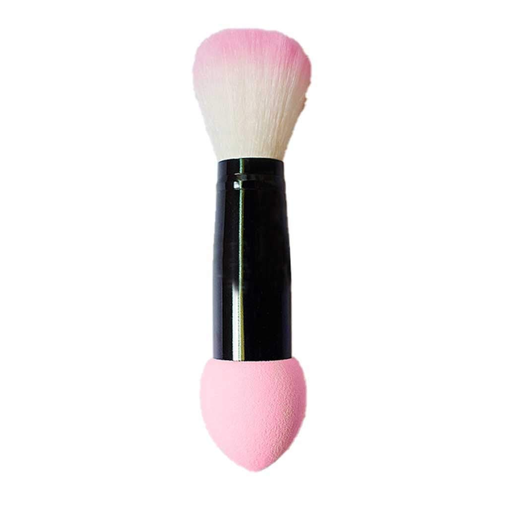 1Pcs Professional Two Heads Big Makeup Brushes Foundation Blusher Nylon Make Up Brush Tool