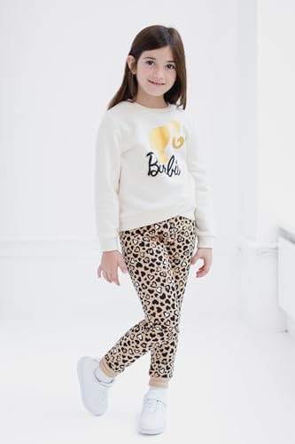Barbie Toddler Girls' Tan Heart Leopard 2T - image 2