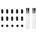 ProCase Anti Dust Plugs Compatible for iPhone XS Max XR XS X 8 7 6 6s Plus [15 Pack] - Silicon Charging Port Stopper Covers Set Dust Caps for iPhone iPad iPods (2 Port Cleaning Brushes Included)
