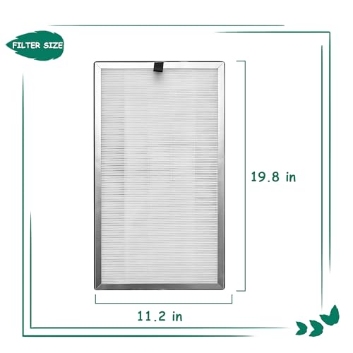 Asheviller Replacement Filter, Compatible with 112 V2.0 Air Purifier,3 in 1 Pre-filter, H13 True HEPA Filter and Activated Carbon Filter, 4 Pack by Asheviller - Image 4