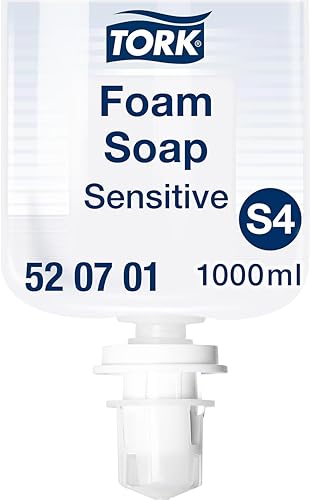 Preisvergleich Produktbild Tork Sensitive Hand Schaumseife S4, dermatologisch getestet, 6 x 1000 ml, 520701