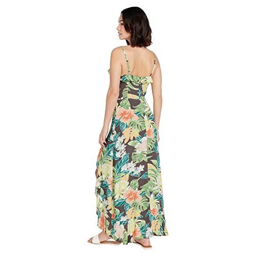 Volcom Women's Excapism Maxi Dress, Slate Grey, M #TOP1