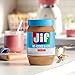 Jif No Added Sugar Creamy Peanut Butter Spread, 33.5 Ounces, Smooth, Creamy Texture, No Stir Peanut Butter Spread